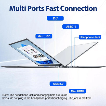 LENO NEW 15.6" Laptop Windows 11 Intel Core i7 8650U 32GB 2TB 1920*1080 HD Gaming Computer PC Gamer office Ultra Slim Notebook