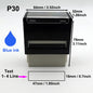 Custom Self-Inking Stamp Customized Self-Inking Business Address Wax Seal Name Handicrafts Personalize Rubber Stamps