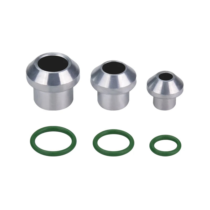 AC #6 #8 #10 O-Ring to Flare Fitting Conversion Adapter Set Compressor Drier Condenser Converting Fitting