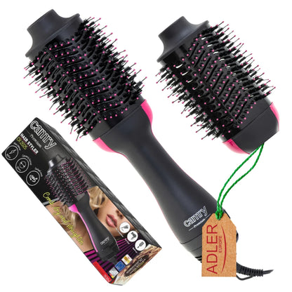Brush Hair Dryer 1800W, 3 temperature settings, ceramic coating, swivel wire