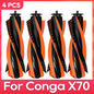 Fit For ( Conga X70 / Deerma X80 ) Replacement Parts Accessories Main Side Brush HEPA Filter Mop Pad Dust Bag