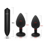 S/M/L Anal Plug Butt Vibrator Women/Men Soft Silicone Round Shaped Erotic Bullet Anal plug Bullet Gay Sex Toys for Adults