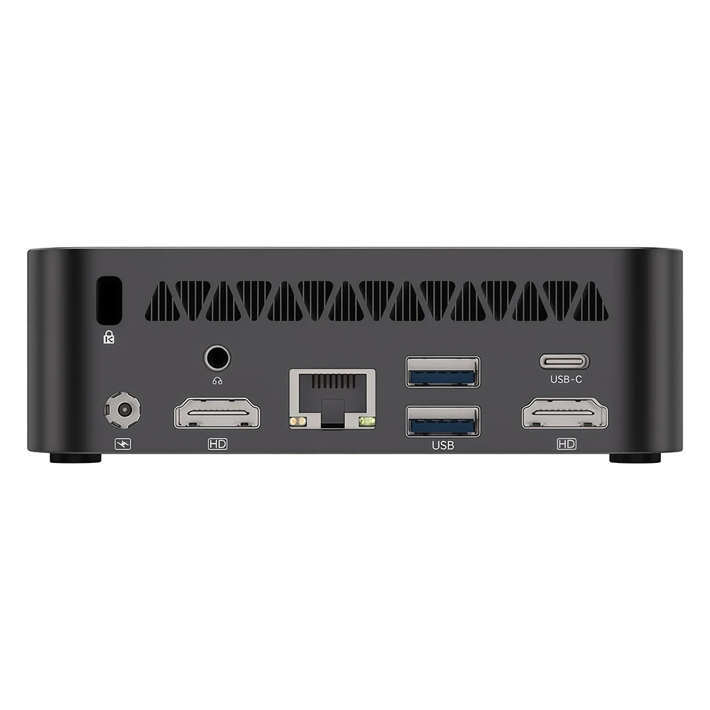 SOYO Y5 Plus Mini PC Intel Core i7 4th Gen CPU with Windows 11 Pro, 8GB RAM, 128GB M.2 SSD, Supports Dual 4K Displays via USB-C, Ideal for Office and Business