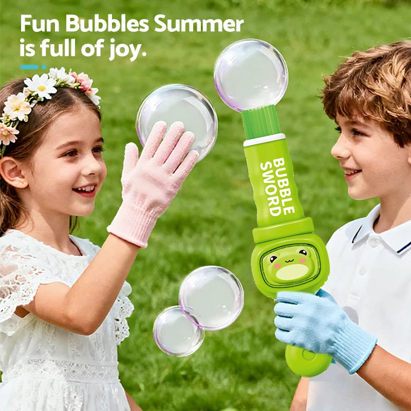 Elastic Bubble Fog Magic Wand Cute Animal Smoke Bubble Machine Summer Party Outdoor Toy Colorful Lighting Bubble Blowing Machine