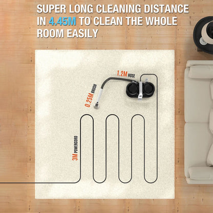 600W Portable Carpet Cleaner 15KPa Strong Suction Spot Cleaner Spray Vacuum Machine for Sofa Upholstery Car Pet Stains