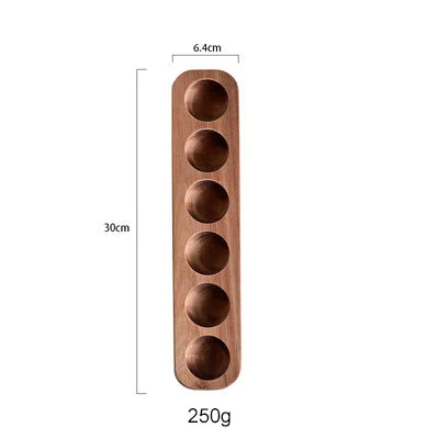 Japanese Style Wooden Double Row Egg Storage Box Home Organizer Rack Eggs Refrigerator Holder Kitchen Fresh Keeping Accessories