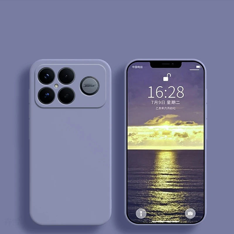 For Xiaomi POCO F8 Ultra Case Liquid Silicone Plain Rubber TPU Soft POCO F8 Ultra Cover Phone Protector Cover POCO F8 Pro Case