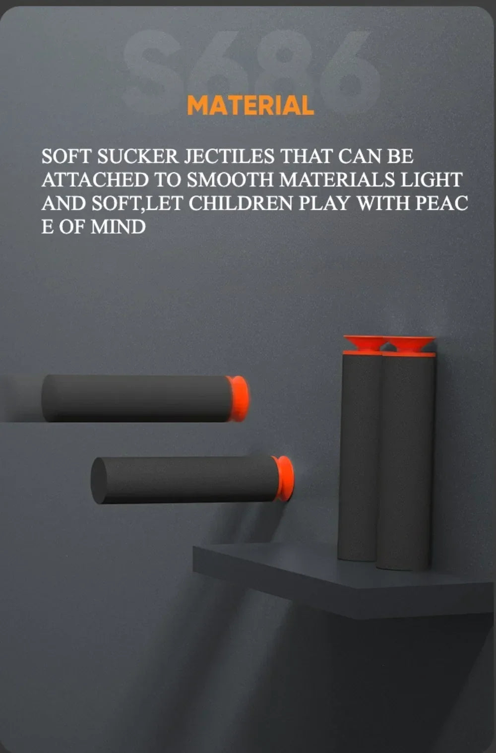 S686 Double Barrel Soft Bullet Toy Gun, Dual‑Shot Foam Dart Launcher with Sight Manual Loading Shooting Toy for Outdoor Game