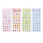 4 Designs Candy Star Series Lovely Five Point Star Theme Resin Stickers for Scrapbooking DIY Frame Collage Decoration