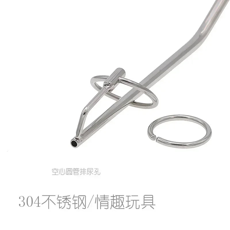 Urethral Catheter Adult Insert Urethral Catheters Sex Toys for Men Gay Horse Eye Stimulator Dilator Sounding Penis Plug