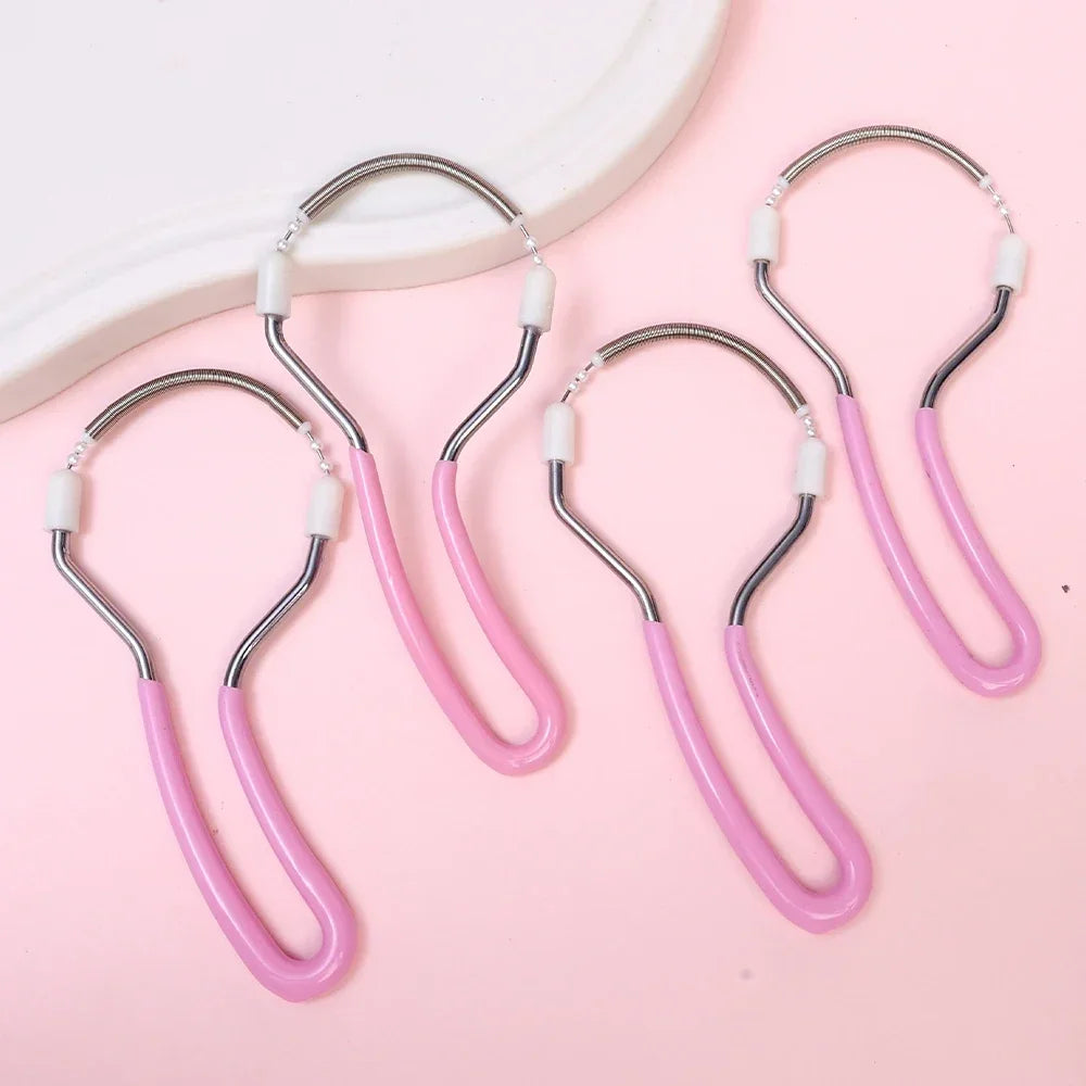 Face Epilator Fine Hair Fetal Hair Manual Spring Facial Hairs Removal Painless Remove Unwanted Hair on Upper Lip Chin Neck Tools