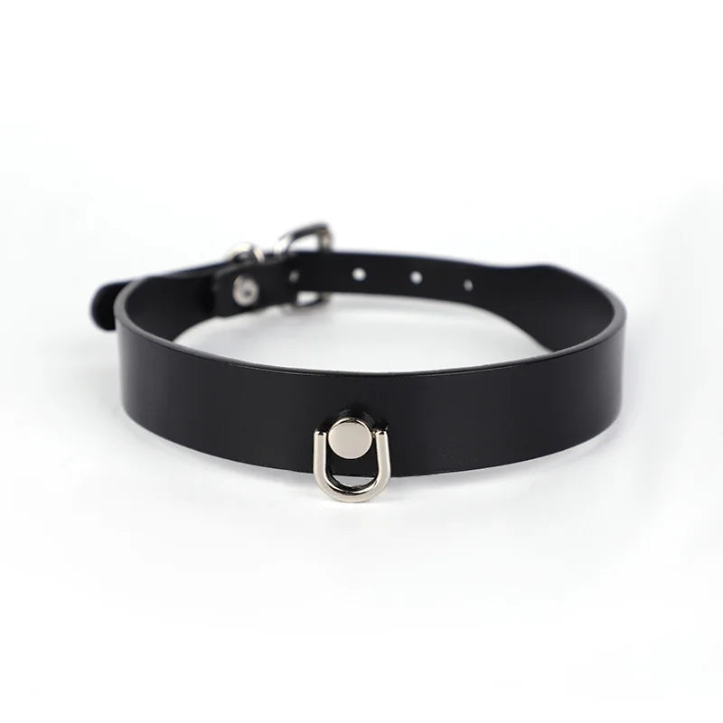 Genuine Leather Series Collar Slave Bed Neck Restraint Belt Strap BDSM Female Couple Bondage Erotic Fun Sex Toys Adult Games