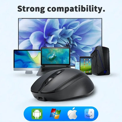 Beechip Rechargeable Wireless Bluetooth Mouse Silent WIRELESS COMPUT MOUS USB Ergonomic Gamer Mouse For Computer Laptop Macbook