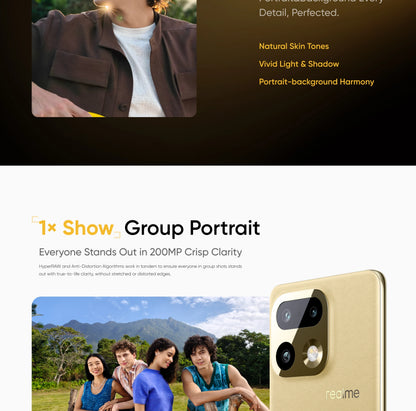 realme 16 Pro+ 5G Smartphone 8G+256G/12G+512G Curved AMOLED Display 144Hz 6.8", Battery 7000mAh, Camera 200MP OIS, IP69K, Quick Charge 80W, Dual SIM, Next AI