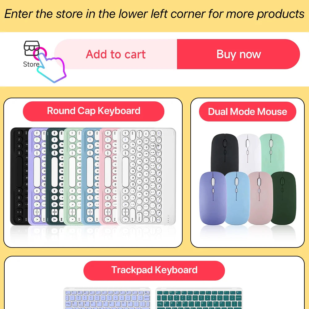 Touchpad Bluetooth Keyboard For Smart Phone PC Computer Laptop Wireless Keyboard  For iOS Android Windows for iPad Keyoboard
