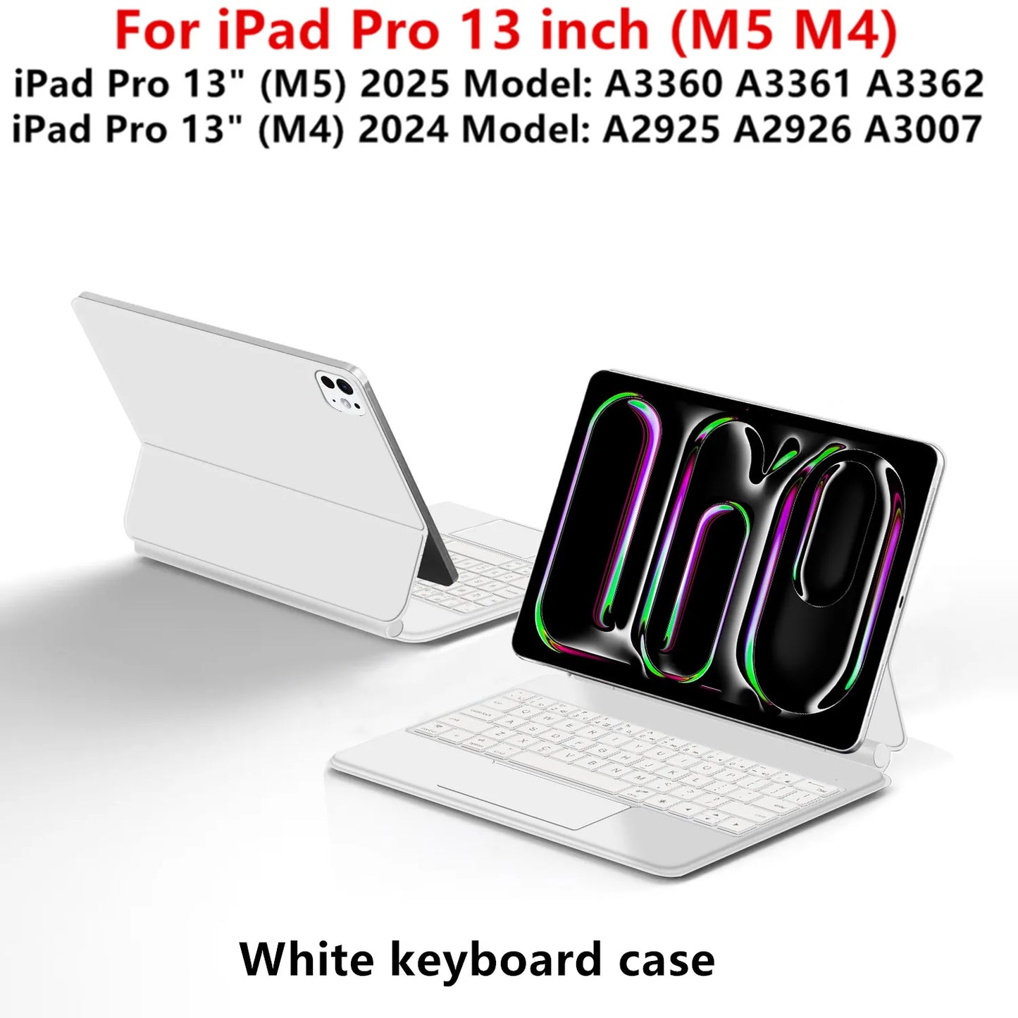 TouchPad Magic Keyboard for iPad Air 11 13 M4 2026 M3 M2 iPad 10 10th Air 4 5 6 iPad Pro 11 12.9 13'' M5 M4 Smart Cover Backlit