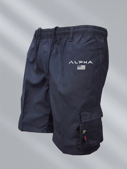 New Men's Cargo Shorts Fashion Casual Running Shorts Big Pocket Sports Slacks Cargo Panels Trousers Plus Size for Male