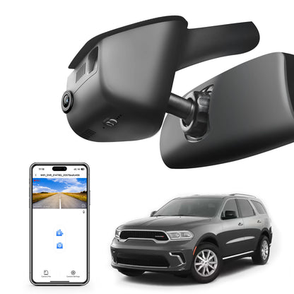 Mangoal Dash Cam 4K For Dodge Durango Dash Car Camera 2016-2026 GPS WiFi & App IMX 335 STARVIS Sensor Plug and Play DashCam