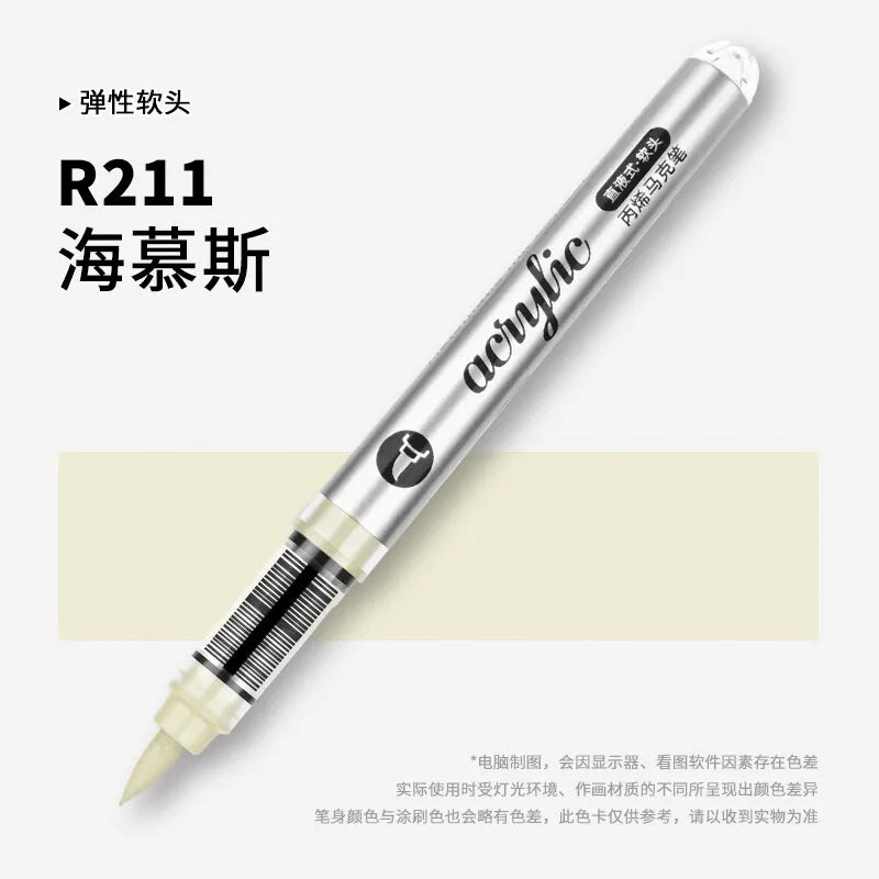 1 PC 120 Colors Acrylic Paint Marker Pens Professional Drawing Pens for Graffiti Manga School Aesthetic Stationery Art Supplies