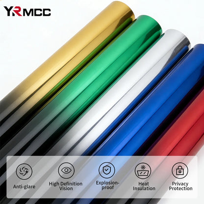 50cmx300cm Window Tinting Film for Car Glass Shading Anti-UV Protection Tinted Window Film Heat Insulation Automotive Insulfilm