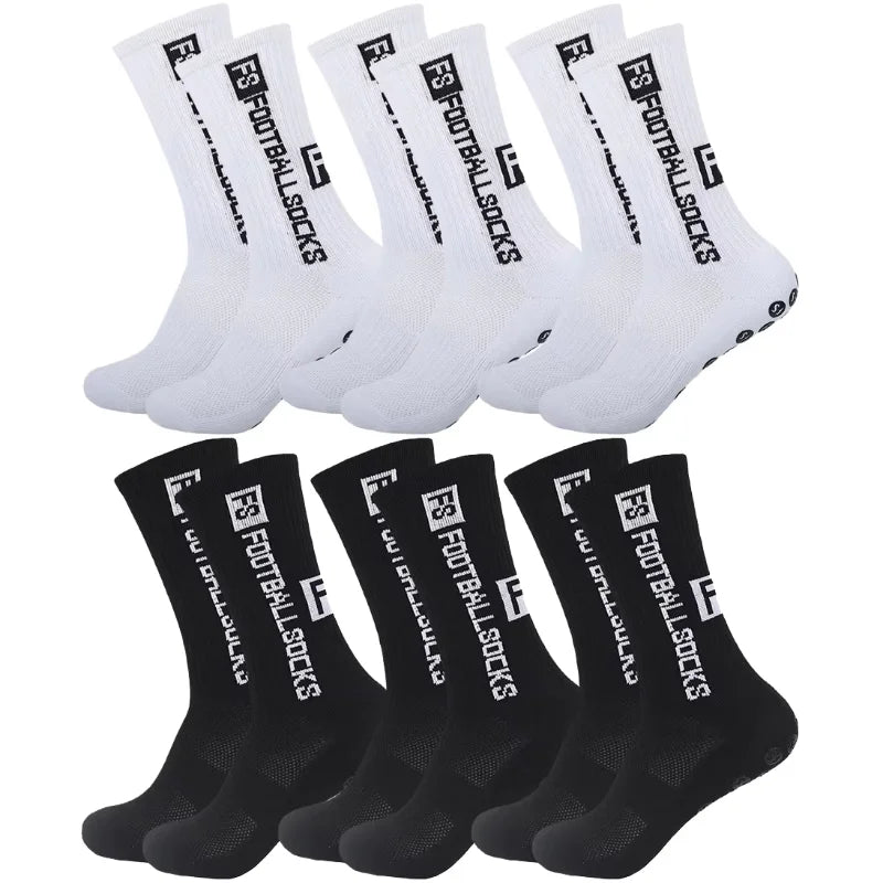 6Pairs Non Slip Grip Socks For Men Women Football Basketball Baseball Rugby Soccer Cycling Running Hiking Tennis Skateboard