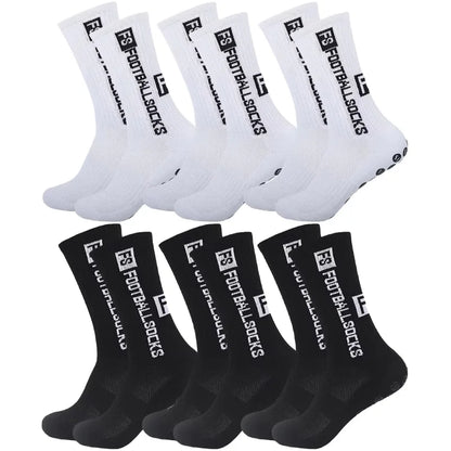 6Pairs Non Slip Grip Socks For Men Women Football Basketball Baseball Rugby Soccer Cycling Running Hiking Tennis Skateboard