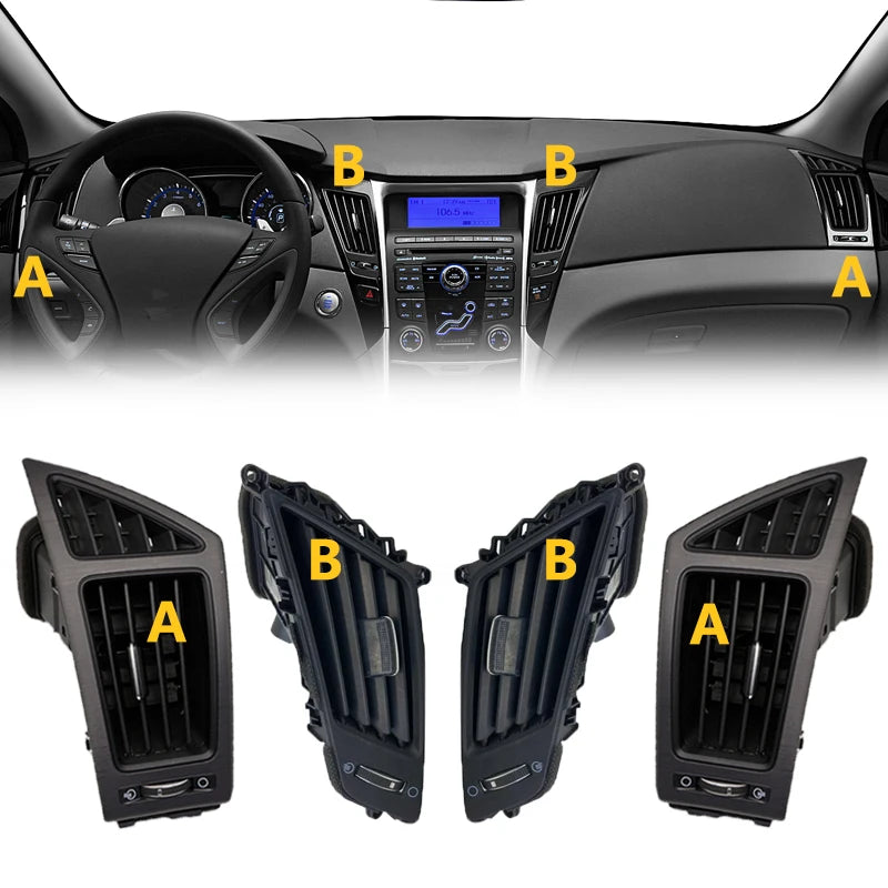 For Hyundai Sonata 2011 2012 2013 2014 Air Cconditioner Outlet Side Air Vent Dashboard Left/Right Ventilator Grille 974903S000