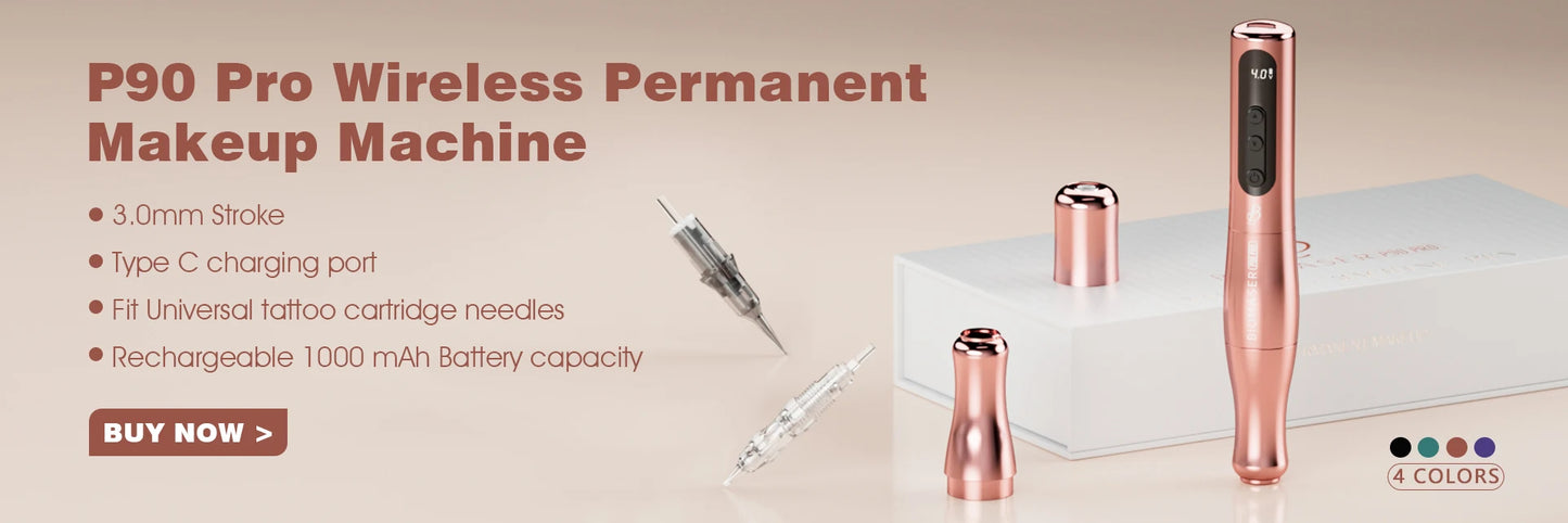 Biomaser 10PCS Revolution Tattoo Needle Permanent Makeup Cartridge Needles For Tattoo Machine Kit Eyebrow Needle 1R,2R,3R,5R