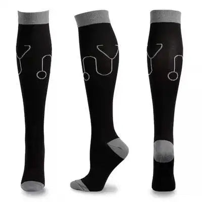 58 Style Compression Socks Medical Edema Diabetes Varicose Vein Stockings Graduated Pressure Legging Nursing Knee High Stockings