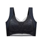 1pcs Women Lace Plus Size Bra Basic Anti Sagging Thin Vest With Padded Female Brassier Lady Ice Silk Seamless Comfort Breath Bra