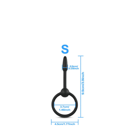 5 Sizes Soft Silicone Urethral Dilator Horse Eye Stick Penis Rod Male Masturbation Blockage Stimulator Catheter Sex Toys for Men