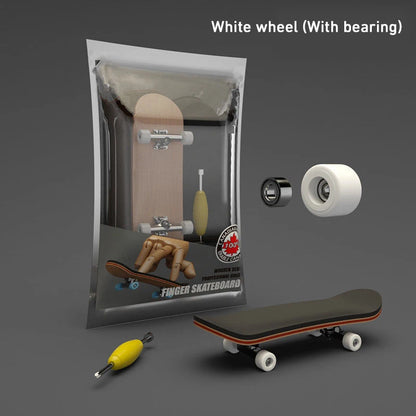 Puzzle Toy Finger Skateboard Maple Wood Fingerboard Hobbies Novelty Anti Stress Sensory Toys For Boy Mini Funny Cute Skate Gift