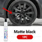For Tesla Model 3 Y S X car wheel scratches repair pen Matte black dark gun gray silver black multiple colors Paint Repair Pen