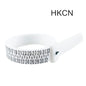 UK/US/EU/HK/JP Ring Sizer Finger Circumference Size Measurement Belt Measuring Reusable Finger Size Gauge Jewelry Sizing Tool