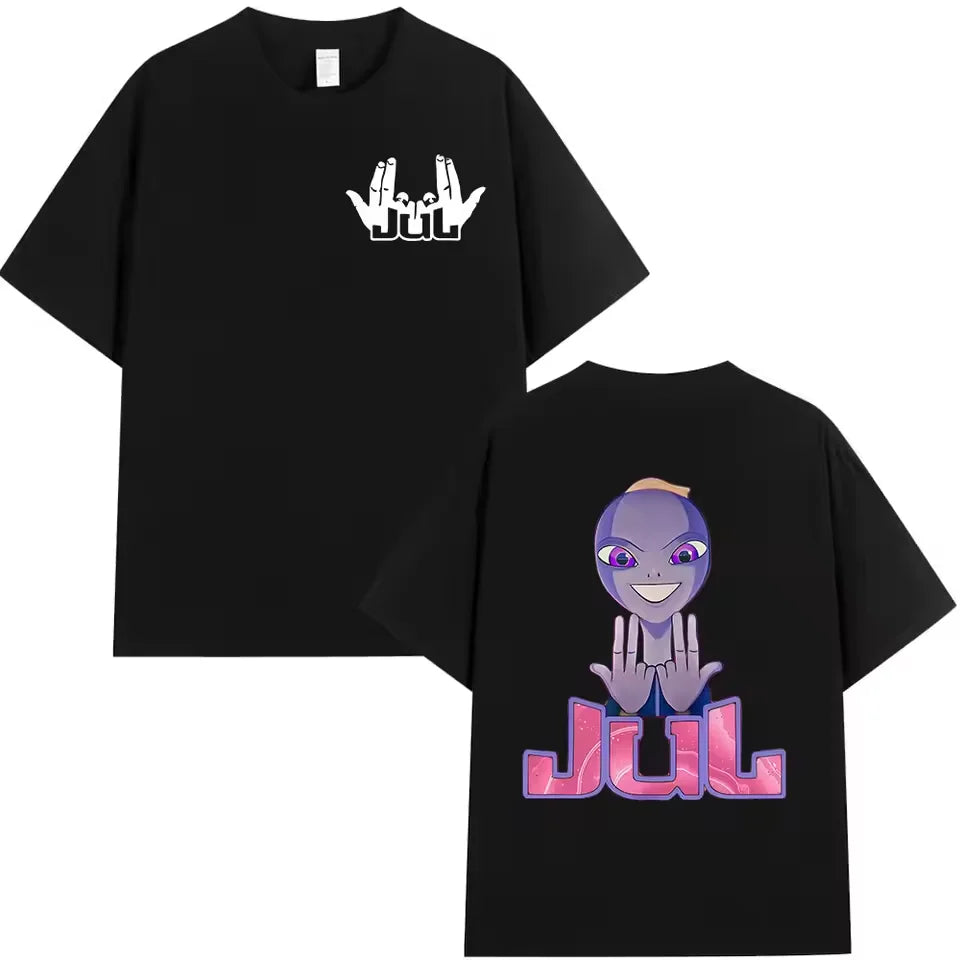 Rapper Jul Nothing 100 Cotton T Shirt Men Women Clothing Fashion Hip Hop T-shirt Short Sleeve T-shirts