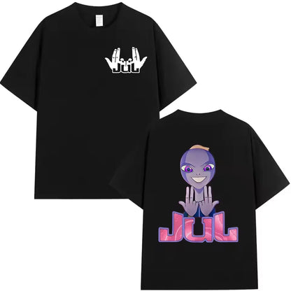 Rapper Jul Nothing 100 Cotton T Shirt Men Women Clothing Fashion Hip Hop T-shirt Short Sleeve T-shirts