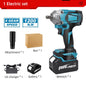 1200/1800N·m Brushless Cordless Electric Wrench Set 1/2" Car Truck Repair Screwdriver Power Tool Impact Drill Rechargable with 1 Battery