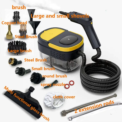 1.6L Handheld Steam Cleaner for Home, Multi-Purpose Portable Steamer for Floors, Tiles, Grout, Carpet, Windows 2500W Powerful