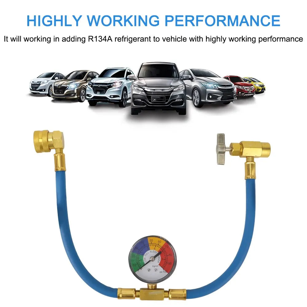 R134a Refrigerante Open Valve Charging Pipe Freon R134a Air Conditioning Recharge Hose Car Air Conditioner Tools
