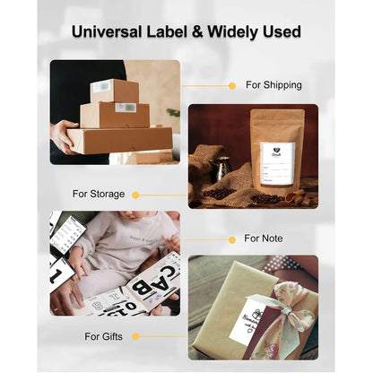 4x6inch Thermal Printer Papers White Labels Sticker 100x150mm For Shipping Labels DHL UPS Express LOGO Barcode For P50/D100/D200