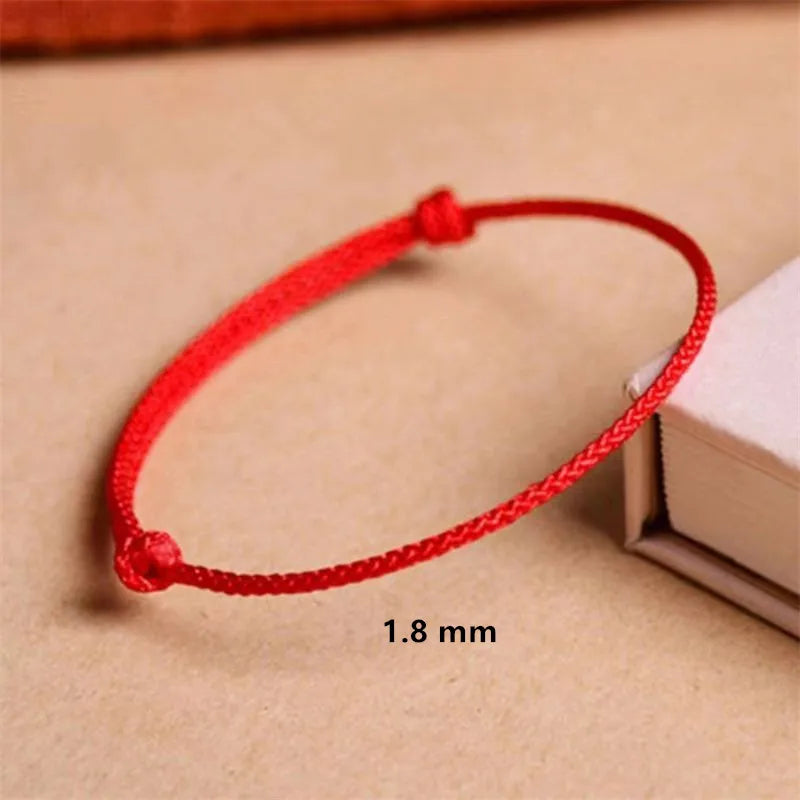Handmade Red Lucky Knot Bracelet Rope Lucky Bangle Women Lovers' DIY Best Friends Lucky Bracelet Size Adjust Drop Shipping