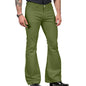 Flattering Bell Bottom Trousers Retro-inspired Flared Pants Fashionable Men's Vintage Jeans Slim Fit Bell Bottom for Harajuku