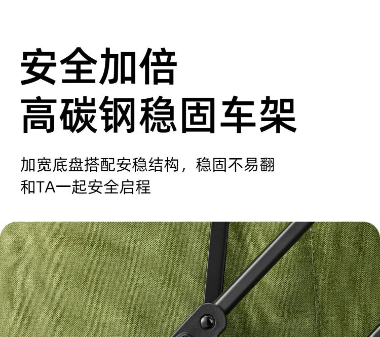 Foldable Pet Stroller Smooth Shockproof Stable Breathable Washable Outdoor Travel Cart for Dogs Cats