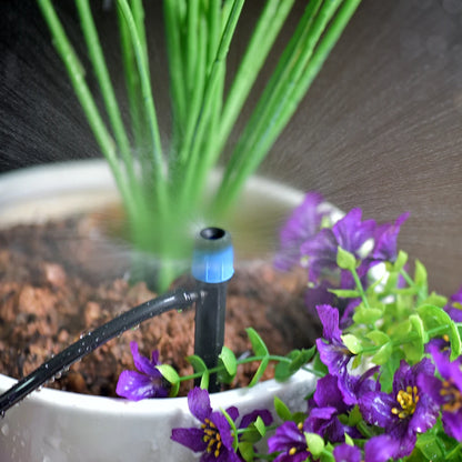 20/50 PCS Garden Micro Watering Sprinklers 360 Degrees Rotating Nozzle Mini Spraying 4/7mm Hose for Flower Garden Greenhouse