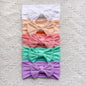 5 Cute Bow Baby Headbands Soft Elastic Hairbands for Girls Newborn Infant Head Scarves Baby Hair Accessories