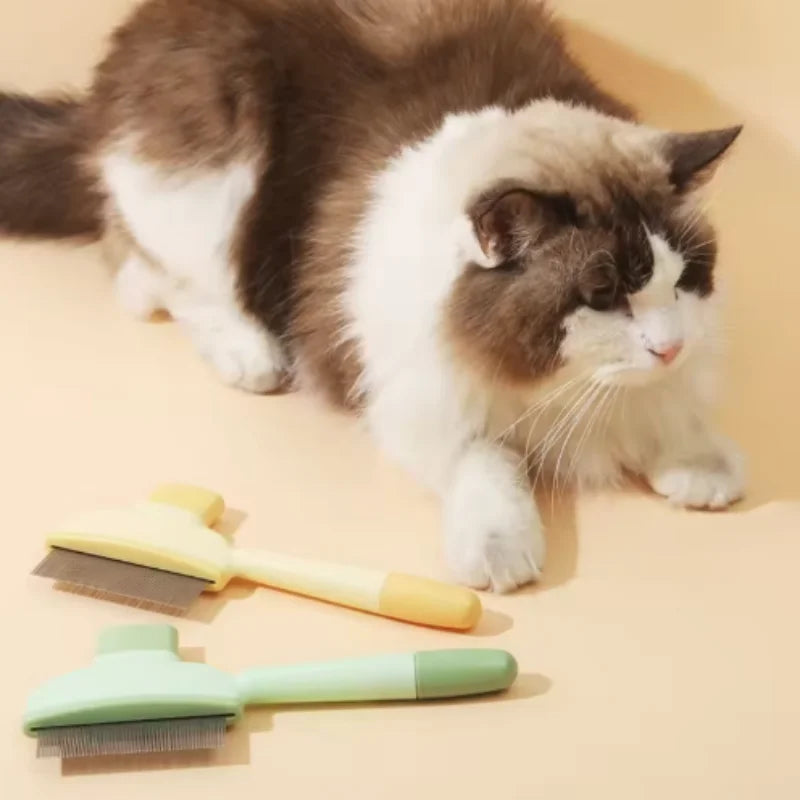 Self-Cleaning One-Button Dog Comb Pet Hair Remover Cat Brush Massage Grooming Combs for Dogs And Pets