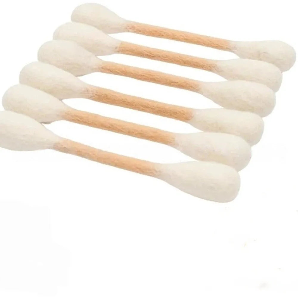 6Pcs Oversized Cotton Swab Cat Toy Anti-Boredom Durable Kitten Chew Toy Soft Texture Lightweight Cat Teething Chew Toy