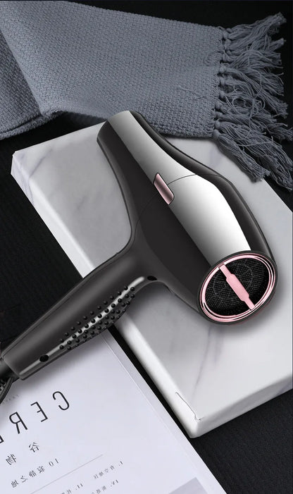 2300W Hair Salon Hair Dryer High Power Strong Wind Speed Dry Blue Light Ion Silent Home Hairdresser Special New Product