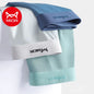 MiiOW 3Pcs Ice Silk Men Underwear Mens Underpants Graphene Antibacterial Crotch Men's Panties Breathable Man Boxers Briefs L-5XL