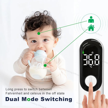 AiQUE Infrared Thermometer Forehead ℃/℉ Digital LCD Body Fa's't Measure Kids Adult Fever IR Children Non-Contact Termometro